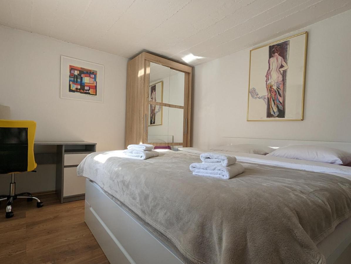Twin-Magnolias Condo With Garden, Parking & Ev Station Zagreb Eksteriør bilde